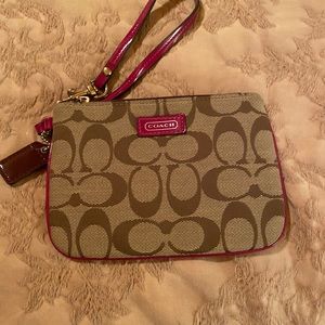 Coach wristlet/wallet